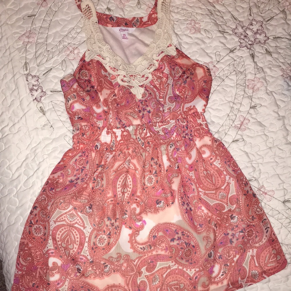 Cute orange dressy top
